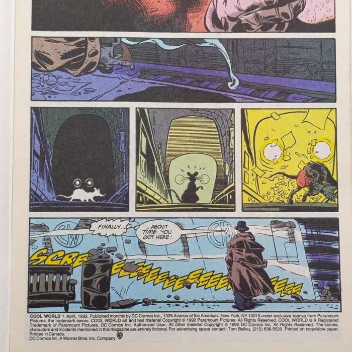 DC Cool World #1 comic - April 1992 issue