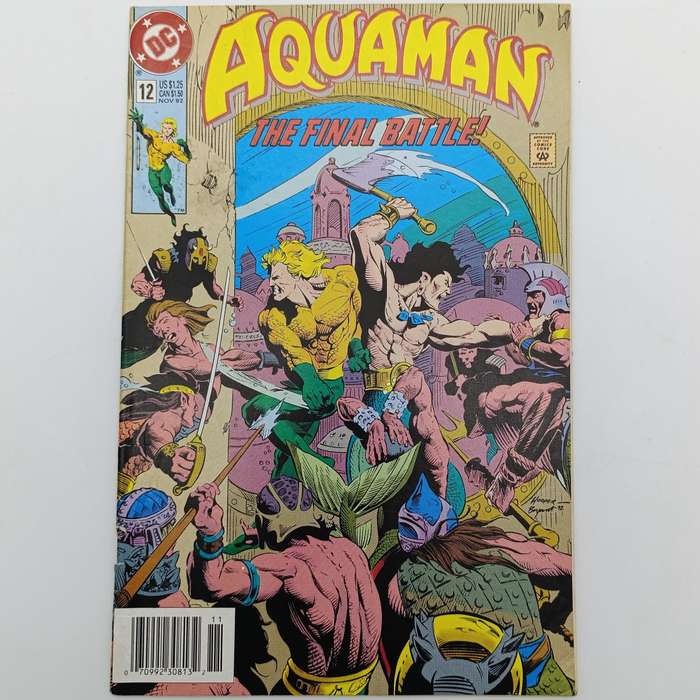 Lot of 3 vintage Aquaman comic books - 1991/1992 issues