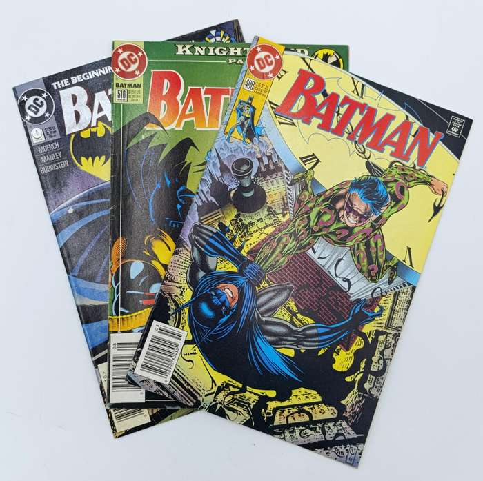 Lot of 3 vintage Batman comics 1993/1994 issues
