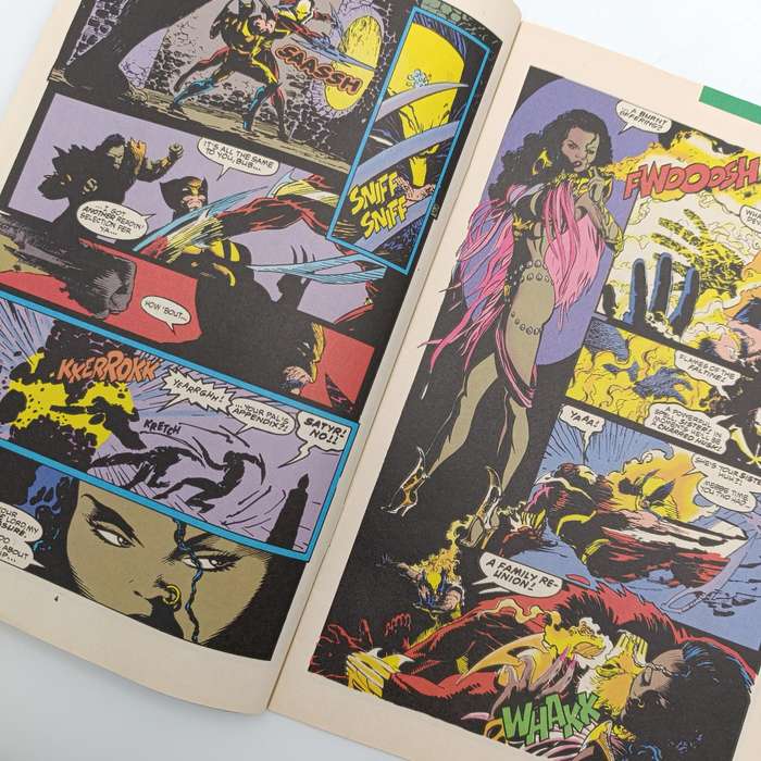 Lot of 4 Wolverine and Ghost Rider double sided comics - #130, 133, 134, 135 - 1993 issue