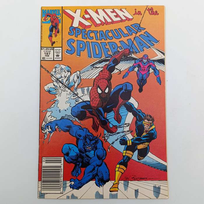 Lot of 3 vintage Spider-man comics - 1991 to 1993 issues