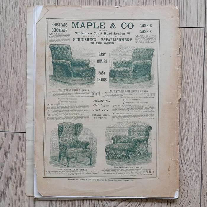 Lot of 6 Antique Royal Academy Pictures magazines 1892/1893 - loose covers