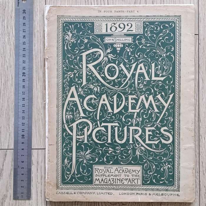 Lot of 6 Antique Royal Academy Pictures magazines 1892/1893 - loose covers