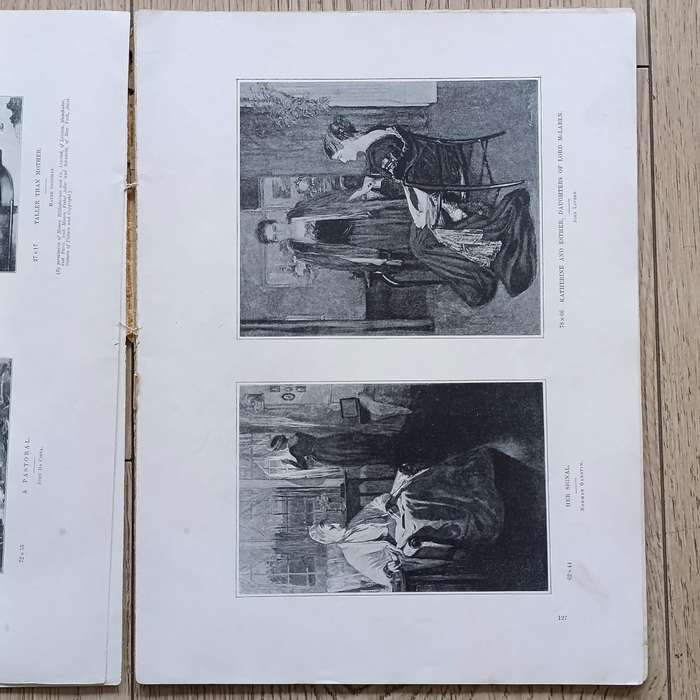 Lot of 6 Antique Royal Academy Pictures magazines 1892/1893 - loose covers