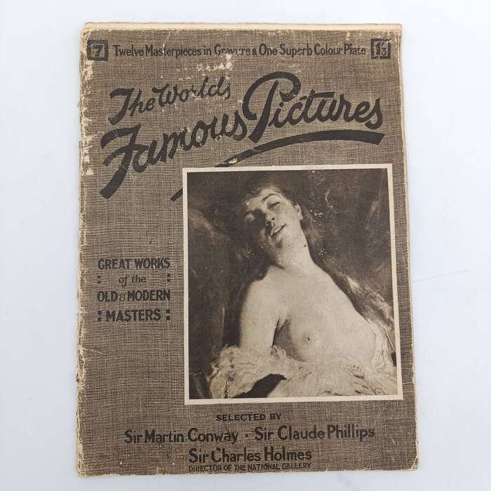 Lot of 4 Antique The World's Famous pictures magazines - loose covers