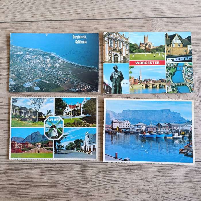 Large lot of over 200 Postcards - used and unused