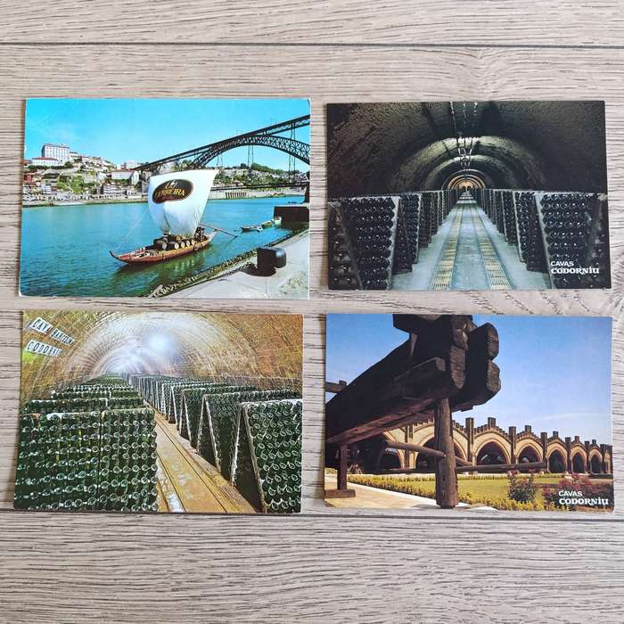Large lot of over 200 Postcards - used and unused