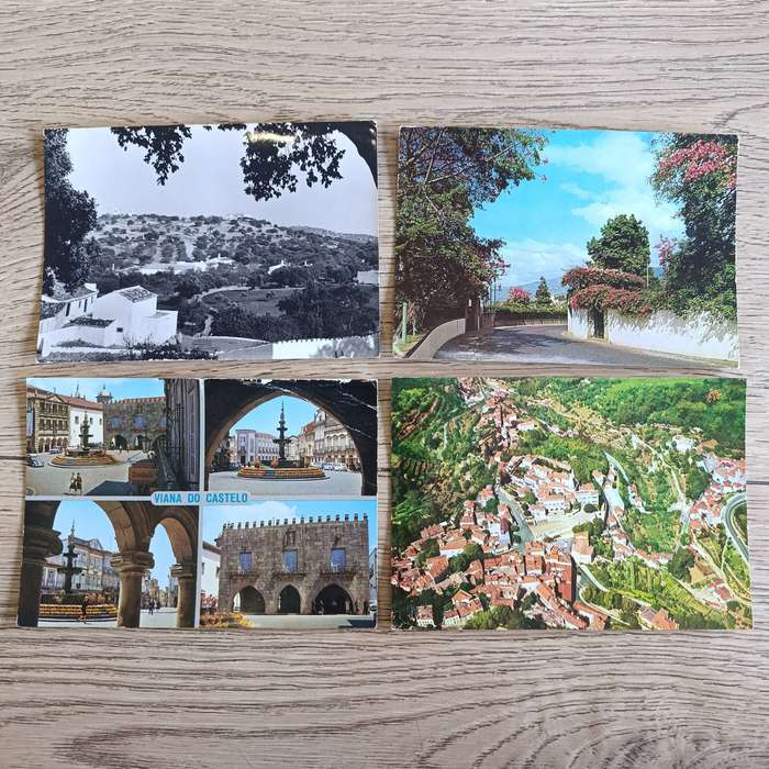 Large lot of over 200 Postcards - used and unused