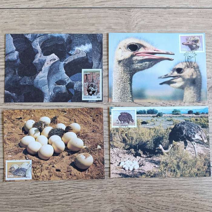 Large lot of over 200 Postcards - used and unused