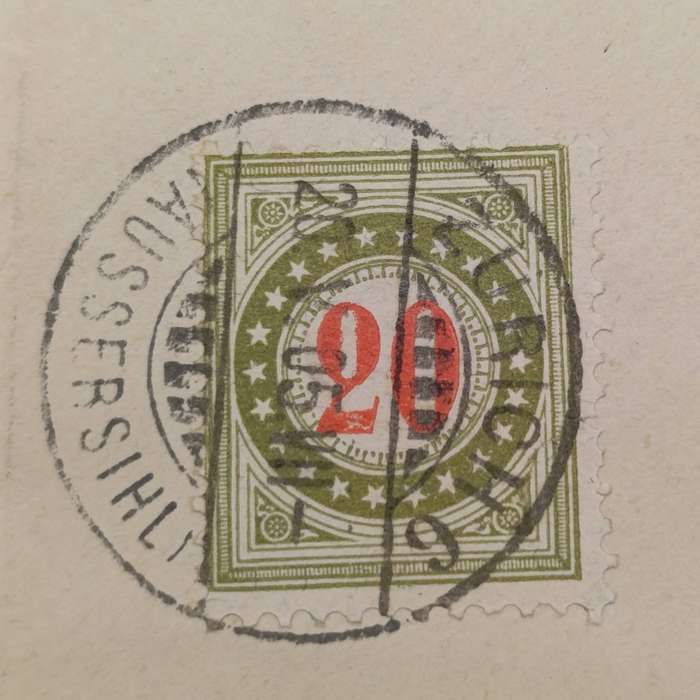 1905 letter from Gare de Carcasonne, France to Zurich, Swiss Canton with 15c French stamp cancelled