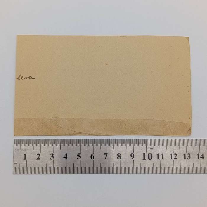 Boer War POW card stuck to paper - sent Bloemfontein to JD Woest Deadwood camp St Helena