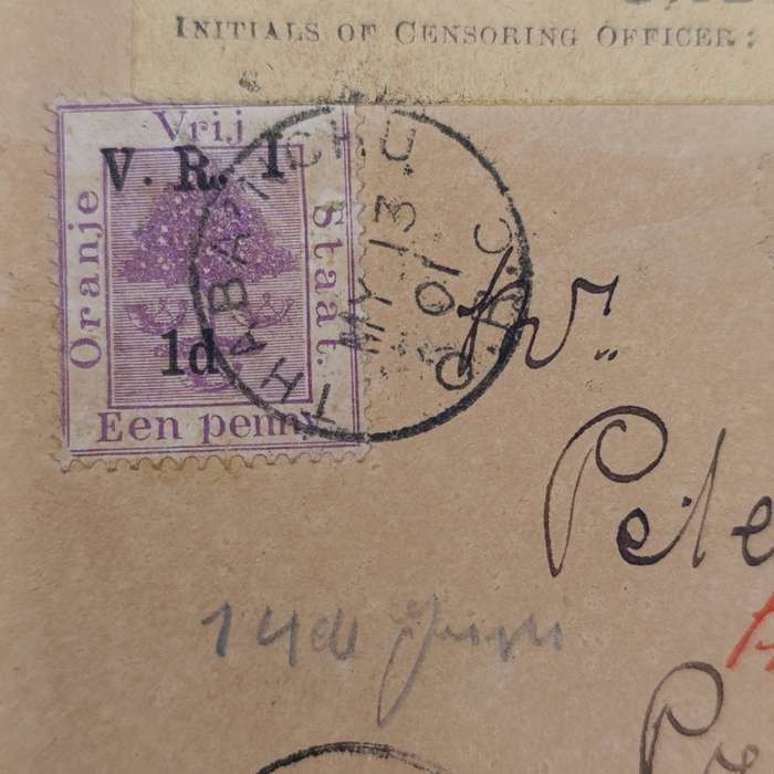 Lot of 4 Boer War POW damaged cover fronts Names of POW's mentioned