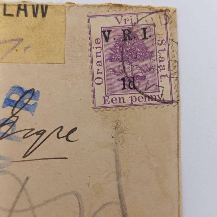 Pair of Boer War POW cover fronts stuck back to back