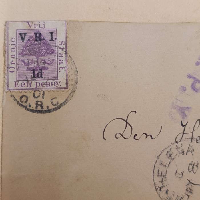 Pair of Boer War POW cover fronts stuck back to back