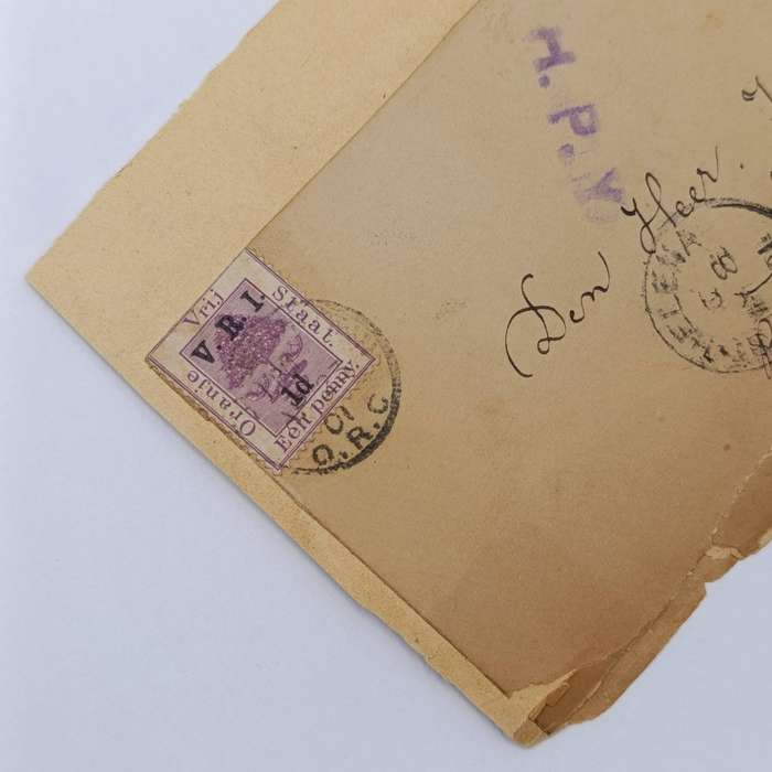 Pair of Boer War POW cover fronts stuck back to back