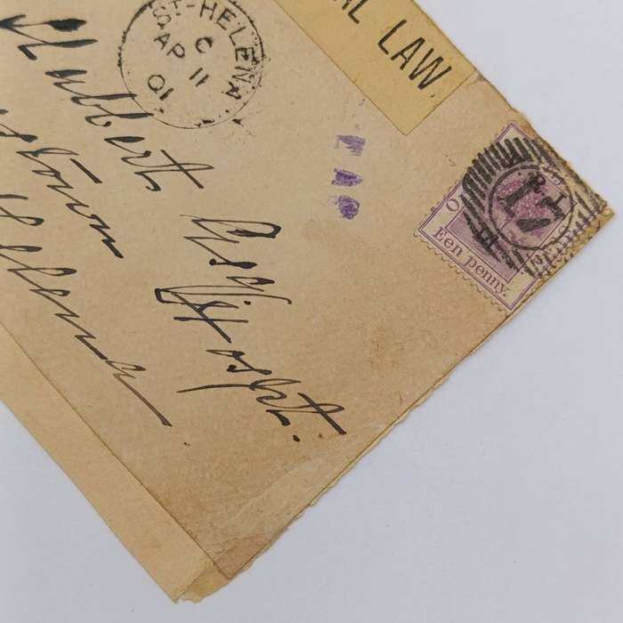Pair of Boer War POW Cover fronts stuck back to back