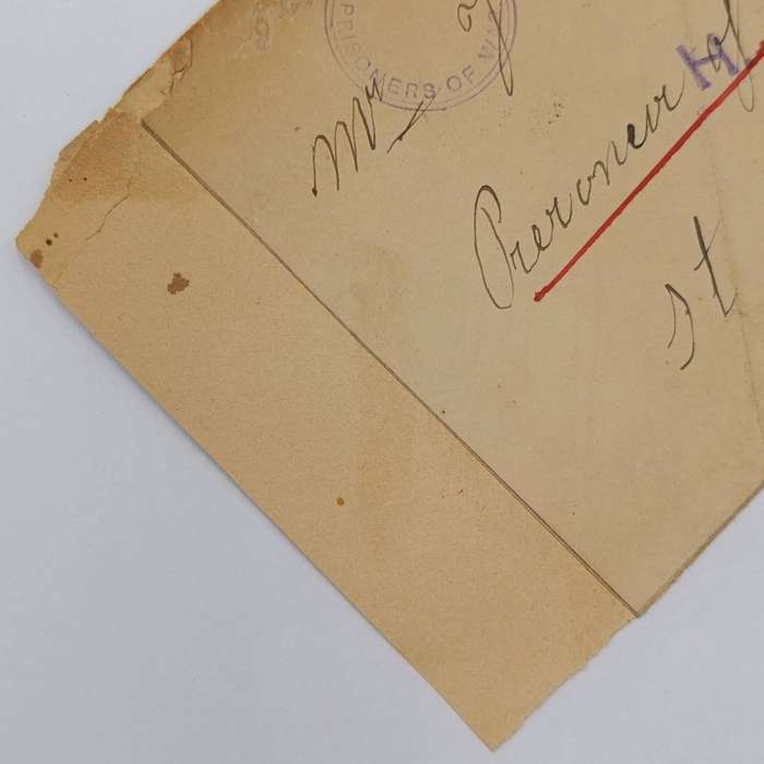 Pair of Boer War POW Fronts stuck back to back