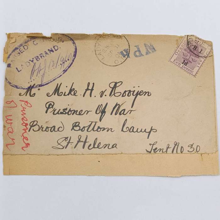 Pair of Boer War POW Fronts stuck back to back