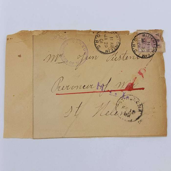 Pair of Boer War POW Fronts stuck back to back