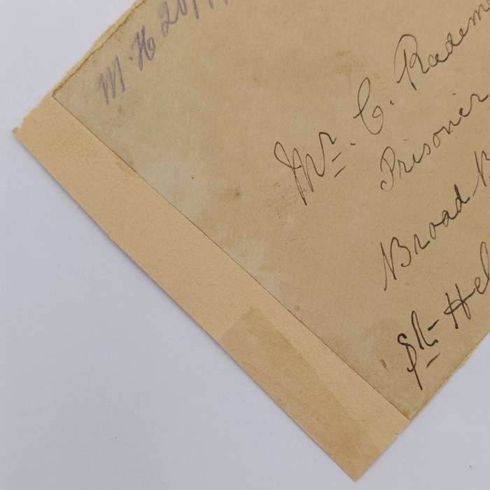 Pair of Boer War POW Cover fronts stuck back to back