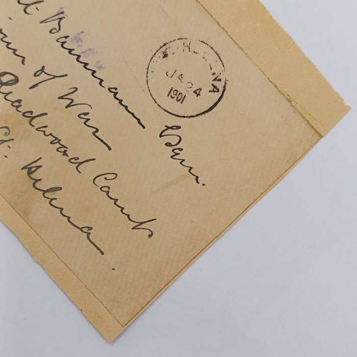 Pair of Boer War POW Cover fronts stuck back to back