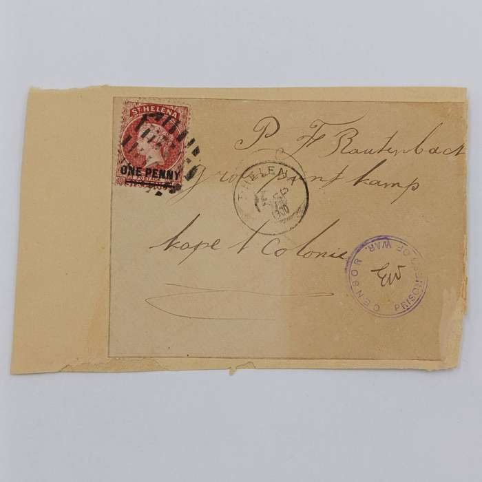 Boer War front from Diyotalawa Camp, Ceylon to Deadwood Camp St Helena (Abraham van Huyssteen) Via K