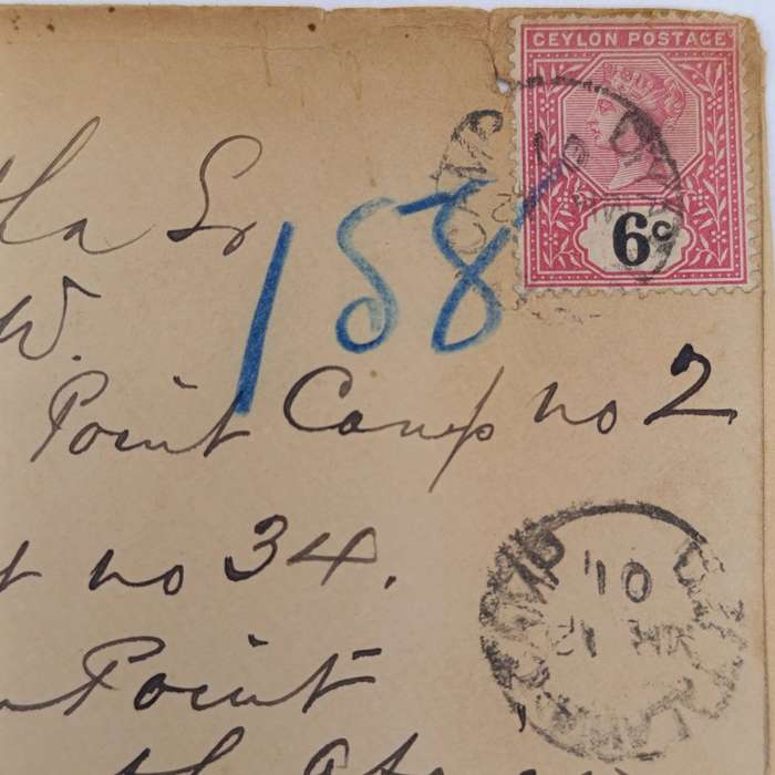 Pair of Boer War POW Fronts stuck back to back