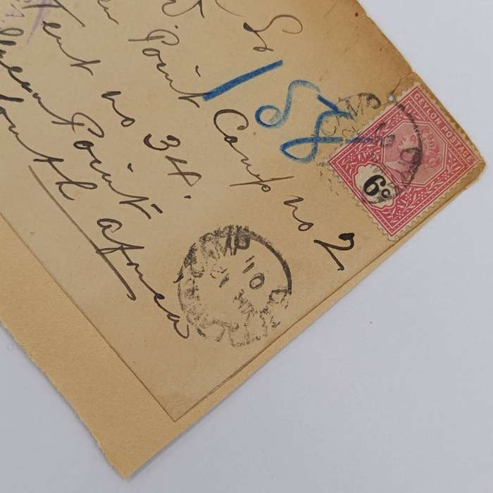 Pair of Boer War POW Fronts stuck back to back