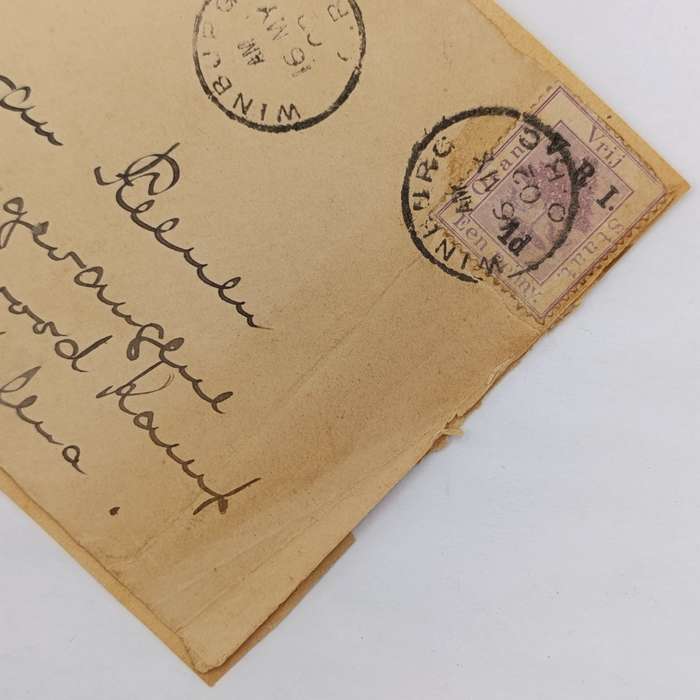 Boer War POW cover front to T van Reenen Deadwood Camp St Helena