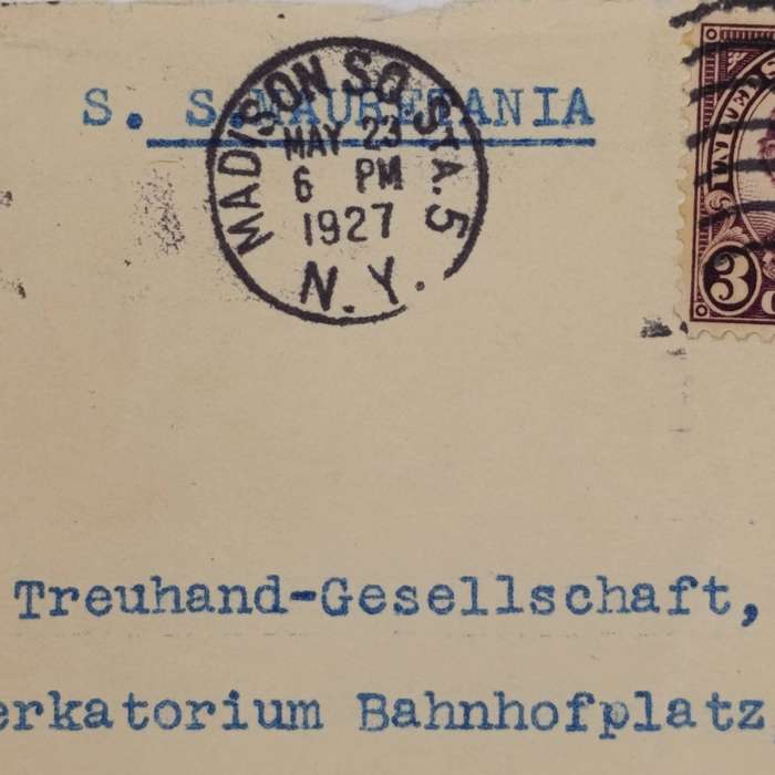 1927 Postal Front Madison Square New York