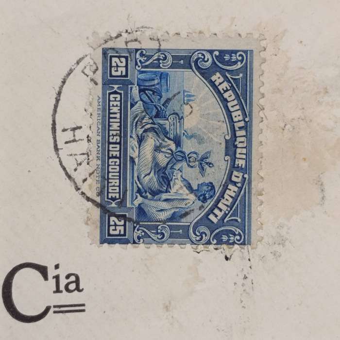 Postal Front Port AU Prince Haiti 19 Nov 1921 to St Gall Switzerland