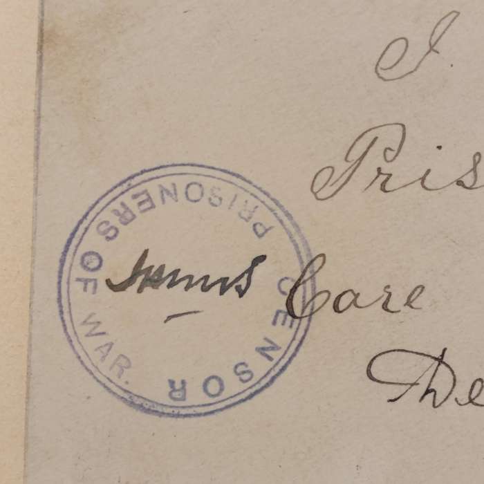 Boer War POW Fronts stuck back to back - one side Secretary of General Cronje, Deadwood Camp