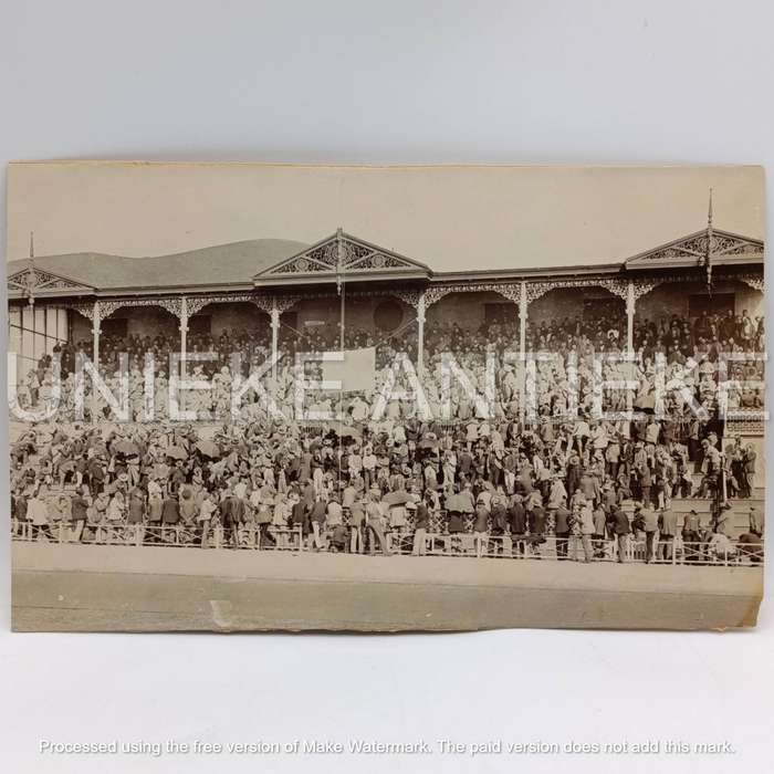 Large photo of Boer prisoners of war St Helena - Most covering their faces - unbelievable original