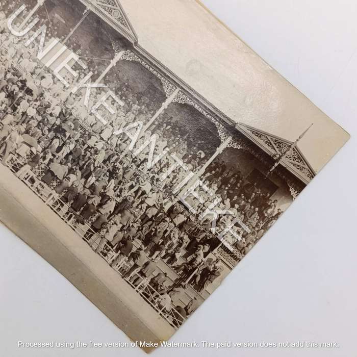 Large photo of Boer prisoners of war St Helena - Most covering their faces - unbelievable original