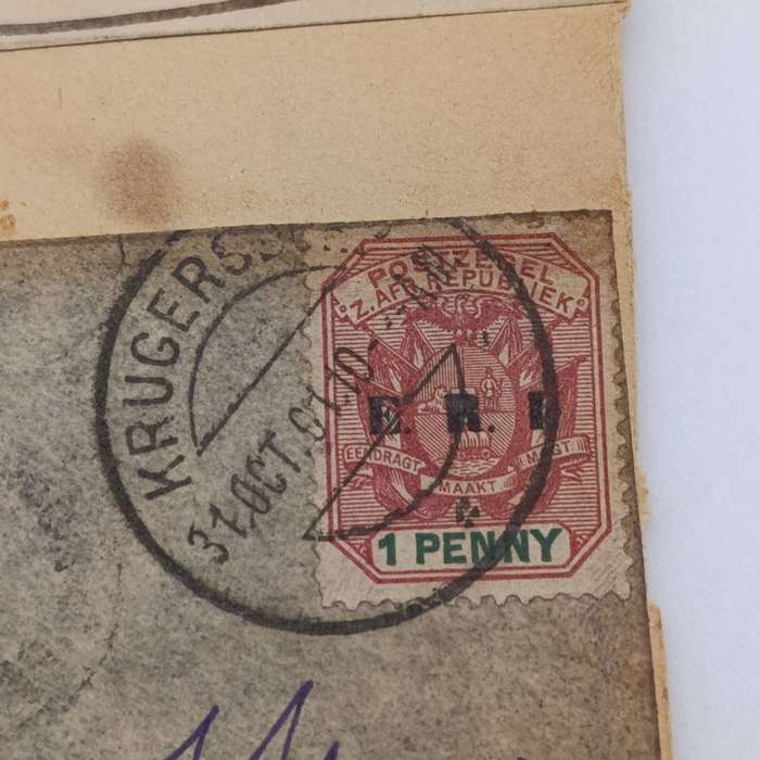 Lot of 3 Boer War POW Fronts stuck back to back and adressed to POW'S of Deadwood camp, St Helena