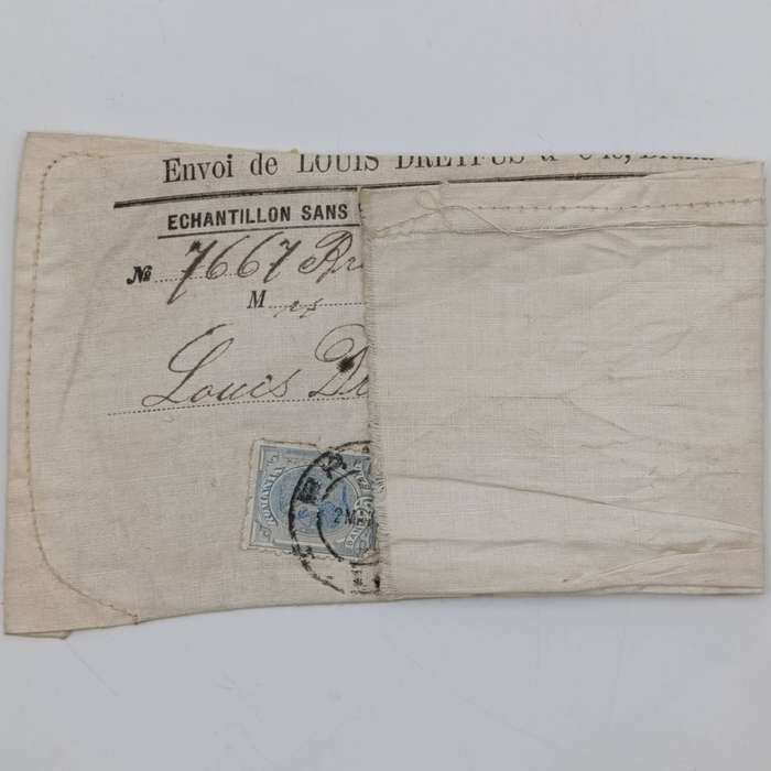 Louis Dreyfus and Co - Fabric sample sent from Braila, Romania to Zurich, Switzerland