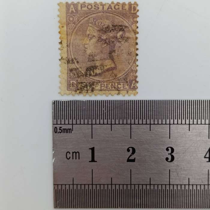 Great Britain SG 104 plate 6 used AD corner letters