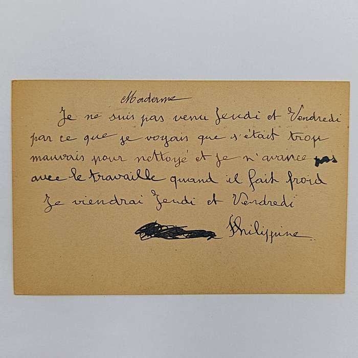 WW1 Brussel Belgian postcard with message posted 11 March 1917 - pre printed German stamp