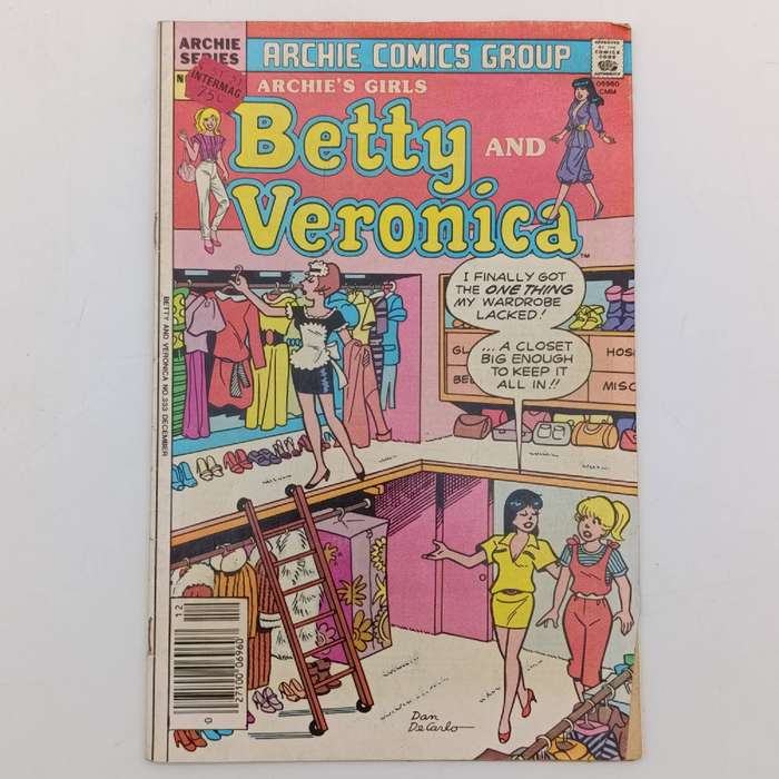 Lot of 6 vintage Archie's Girls Betty and Veronica comics