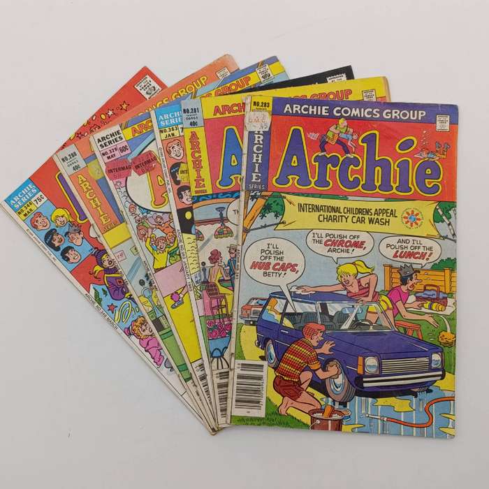 Lot of 6 vintage Archie comics