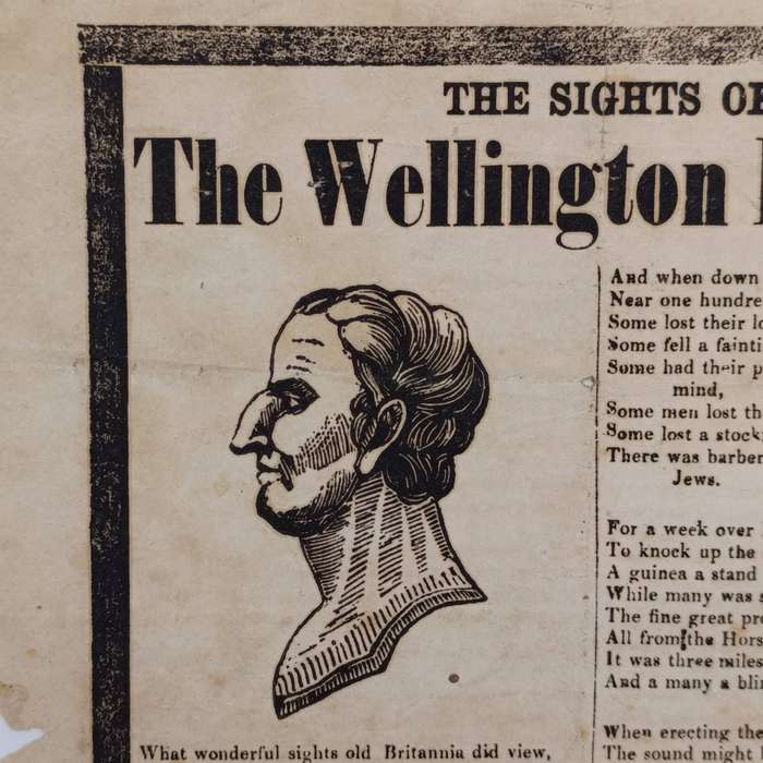 Field Marshall Arthur Wesley - Duke of Wellington funeral leaflet 1852 ( Prime minister of Britain )