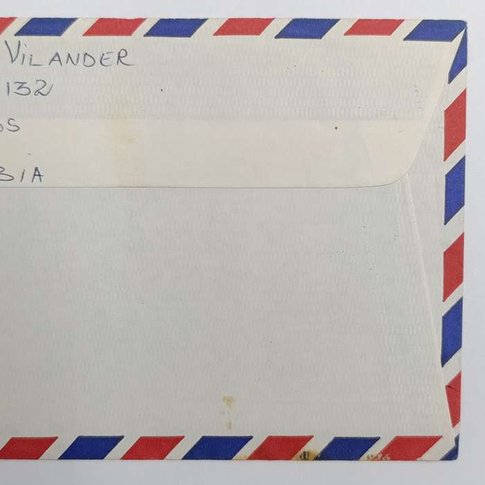 Postal History Namibia 15 November 1991 numbered Airmail cover ARANOS Namibia to Roggebaai