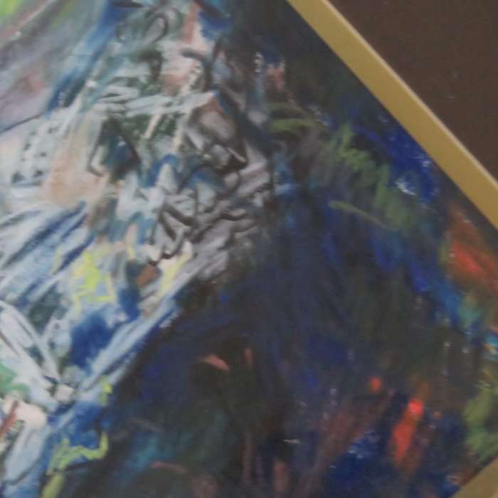 Anne Collins still life painting - Size with frame: 77cm x 97cm - Size without frame: 59.5cm x 79cm