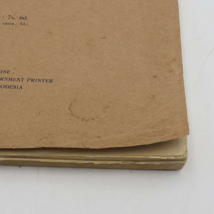 Northern Rhodesia 1930-1932 Agricultural survey Commission Report with 1930 revised maps