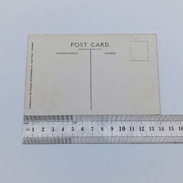 Postcard unused with picture of Beach Rd Strand - In front of white House Hotel