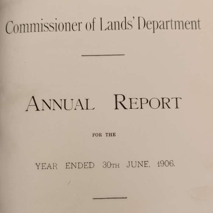 Transvaal 1907 Annual Report - commissioner of Lands' Department Many maps and diagrams included