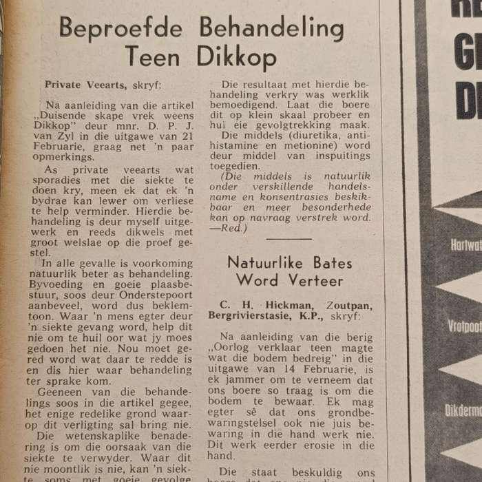 Vintage Landbou Weekblad - 1967 March 7th issue