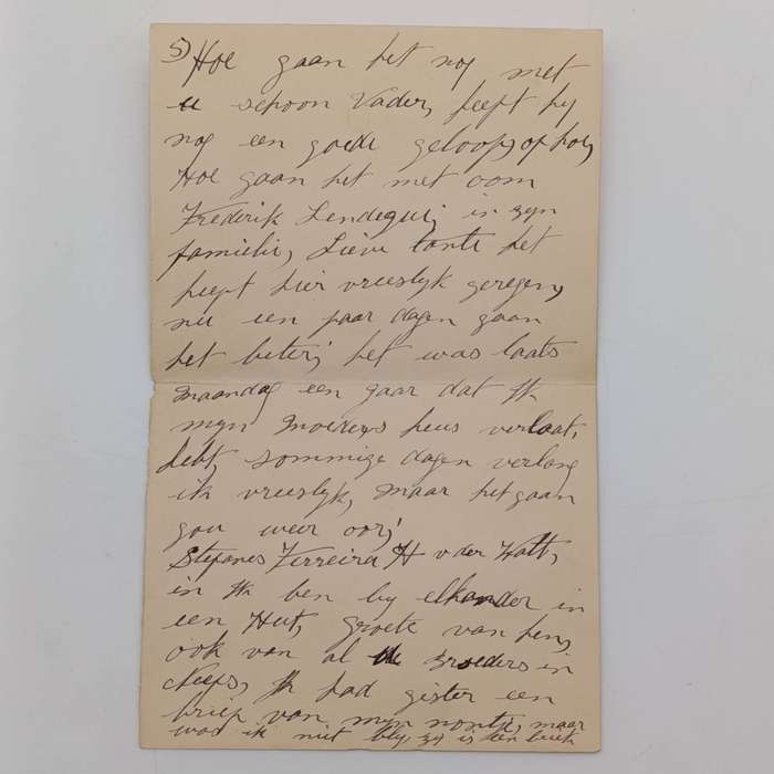 Boer War  Censored letter Ceylon to Ladybrand, ORC South Africa sent by POW JJ Bosman to Maggie de V