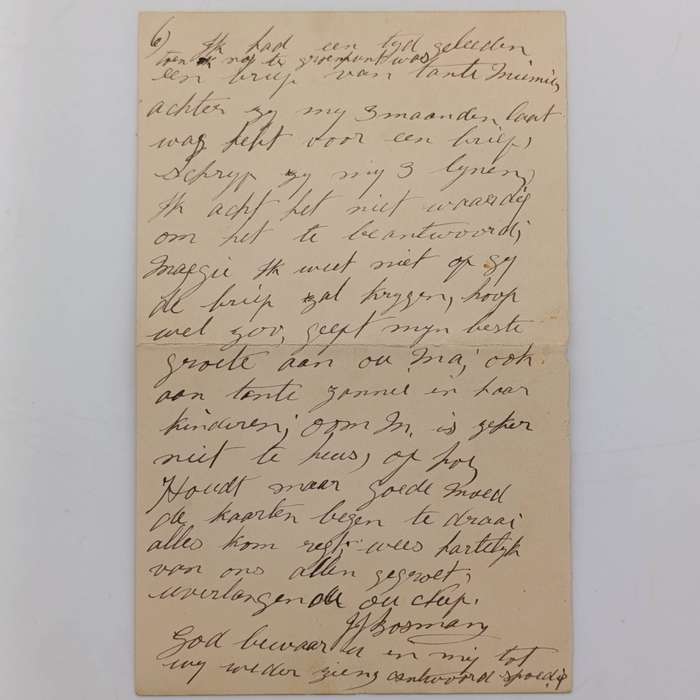 Boer War  Censored letter Ceylon to Ladybrand, ORC South Africa sent by POW JJ Bosman to Maggie de V