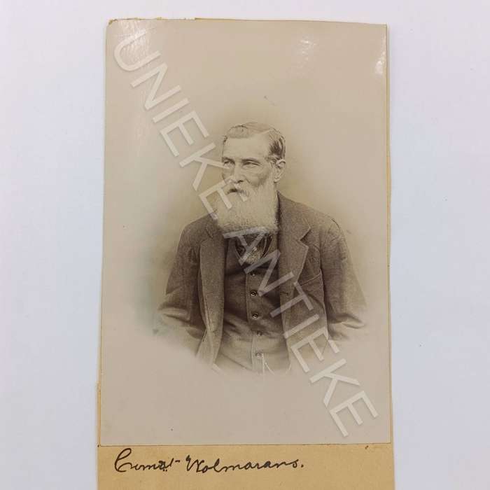 Original photo of Boer War POW Cdmdt Wolmarans